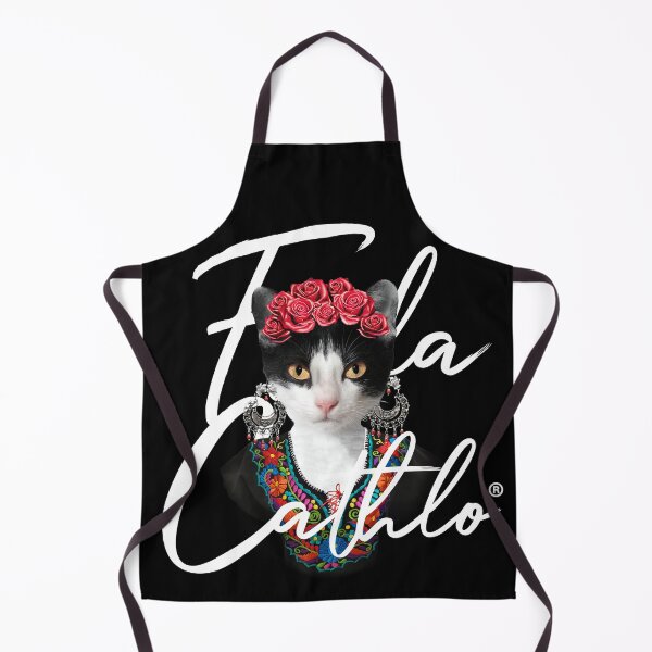 Item preview, BW Color Cat Frida Cathlo version of - Frida Kahlo designed and sold by Jaime Ortiz.