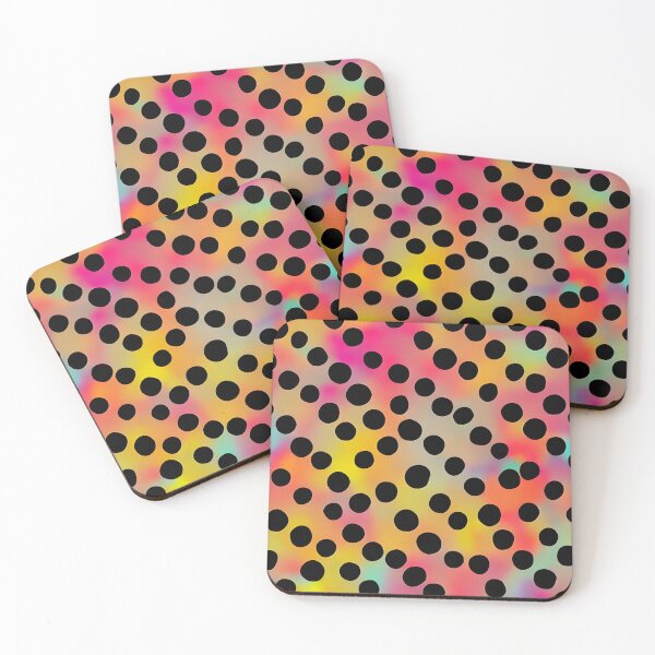 Item preview, Polka dots circle techno rush pattern designed and sold by patterncrow.