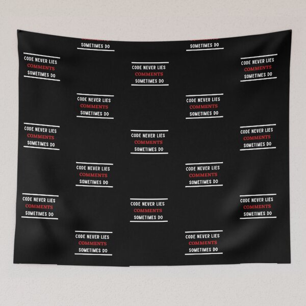 Item preview, Code Never Lies Comments Sometimes Do designed and sold by Teejay-Shop.