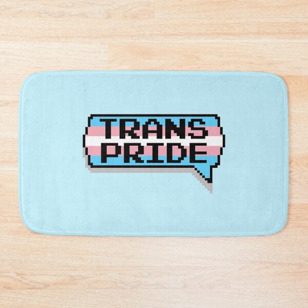 Item preview, Trans Pride Pixelated Chat Box designed and sold by everything4eva.