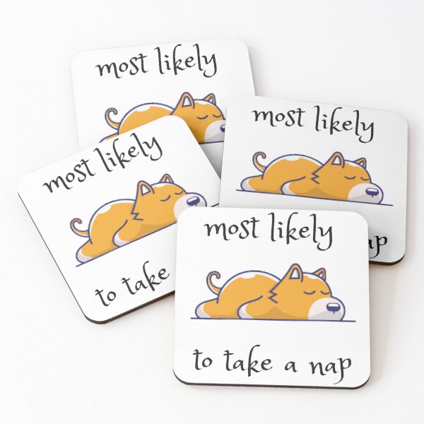 Item preview, most likely to take a nap designed and sold by ninachop.