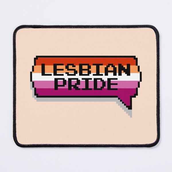 Item preview, Lesbian Pride Pixelated Chat Box designed and sold by everything4eva.