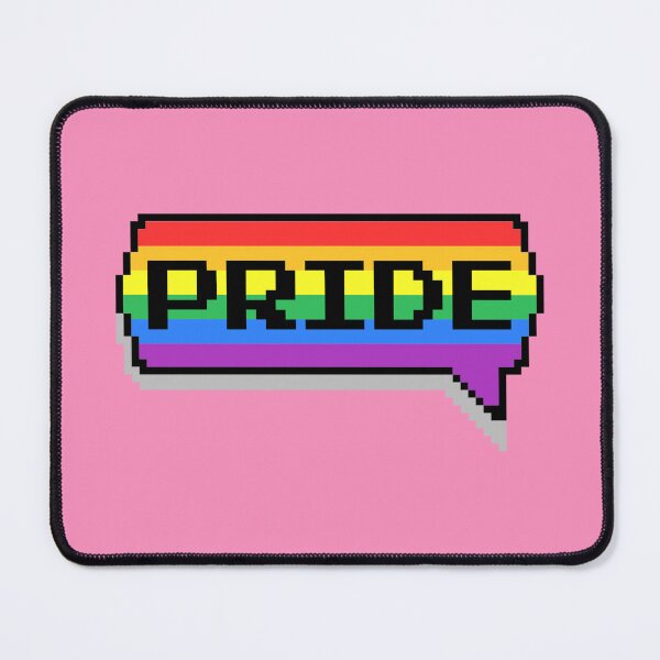 Item preview, Rainbow Pride Pixelated Chat Box designed and sold by everything4eva.
