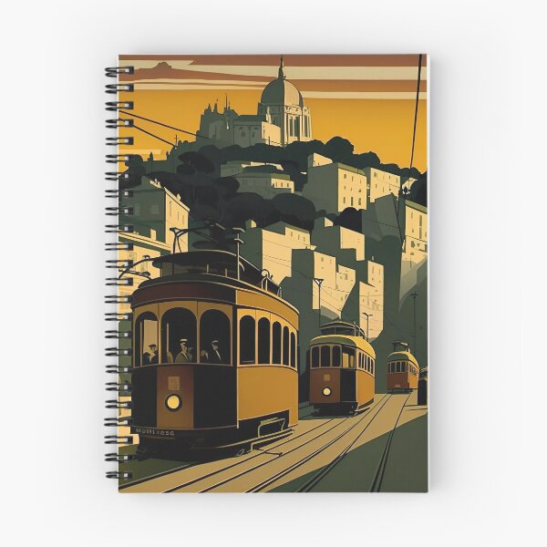 Item preview, Trams in 1930s Lisbon, Portugal designed and sold by Styrman.