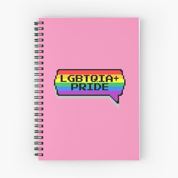 Item preview, LGBTQIA Plus Pride Pixelated Chat Box designed and sold by everything4eva.