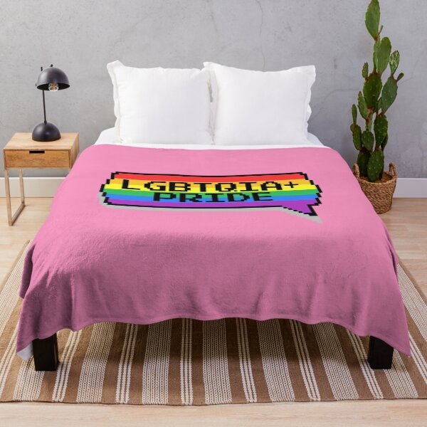 Item preview, LGBTQIA Plus Pride Pixelated Chat Box designed and sold by everything4eva.