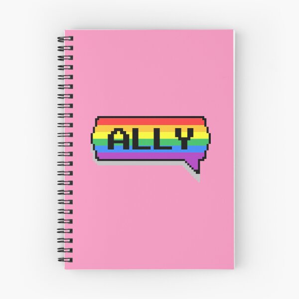 Item preview, Rainbow Ally Pride Pixelated Chat Box designed and sold by everything4eva.