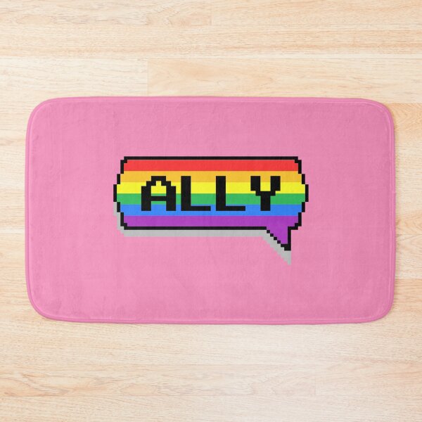 Item preview, Rainbow Ally Pride Pixelated Chat Box designed and sold by everything4eva.