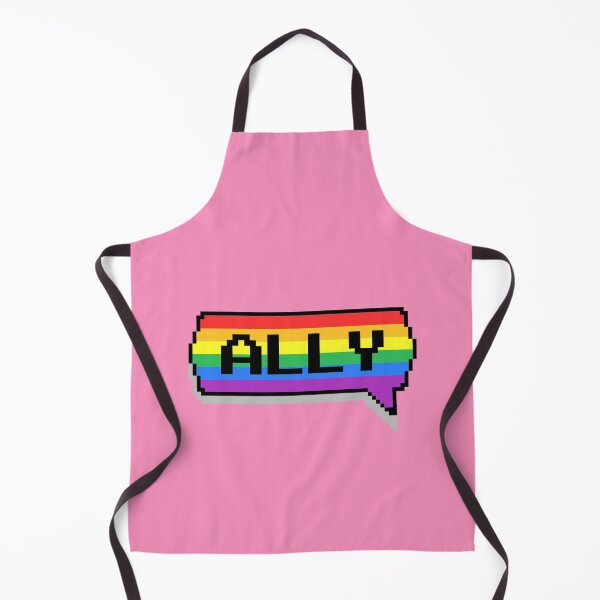 Item preview, Rainbow Ally Pride Pixelated Chat Box designed and sold by everything4eva.