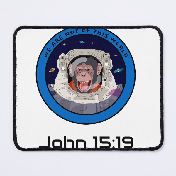 Item preview, We are not of this world space monkey designed and sold by Guntherschrenk.