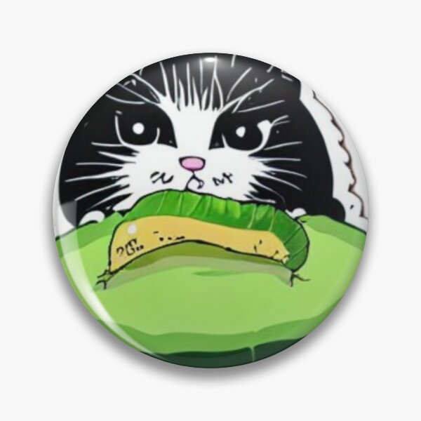 Item preview, Cat Eating Zucchini 03 designed and sold by CheeseBlueprint.
