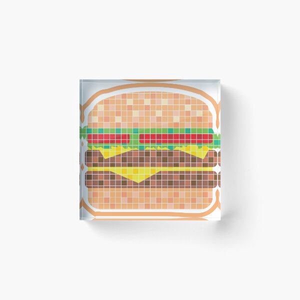 Artikelvorschau, Pixelated Hamburger entworfen und verkauft von vectorworks51.