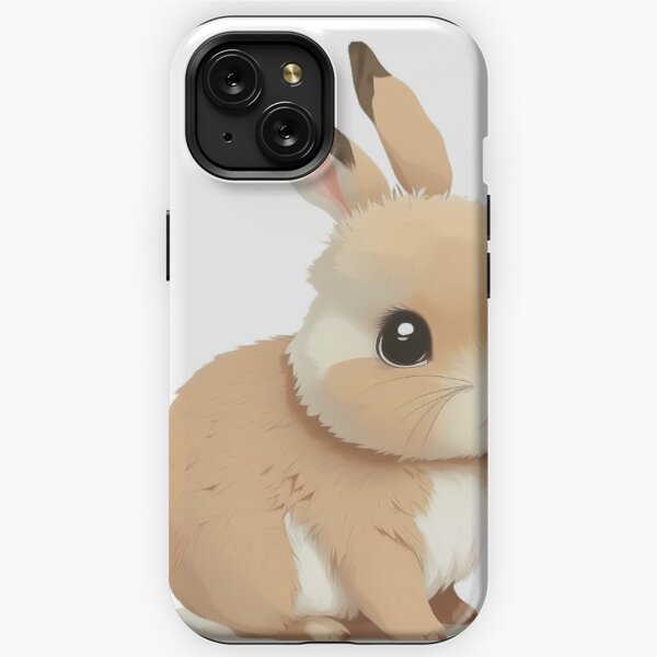 baby bunny, cute bunny, chibi bunny, cute rabbit, chibi rabbit, year of the  rabbit, big eyes, blush, round cheeks, hydro, flask, fyp, sticker, fluffy  iPhone Case for Sale by Zengeetas