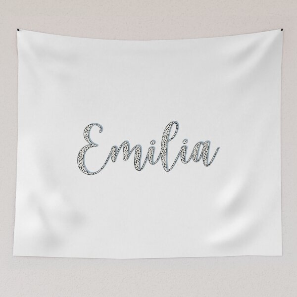 Item preview, Emilia name, Dalmatian pattern Emilia first name designed and sold by Danylo Mikhnievych.