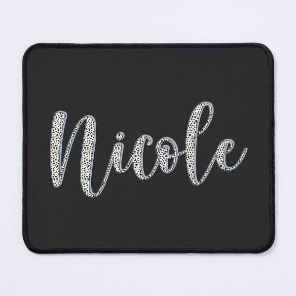 Item preview, Nicole name, Dalmatian pattern Nicole first name designed and sold by Danylo Mikhnievych.