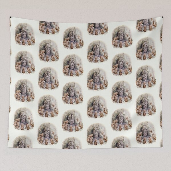 Item preview, Red Squirrels on Owl Island designed and sold by dotpattern.