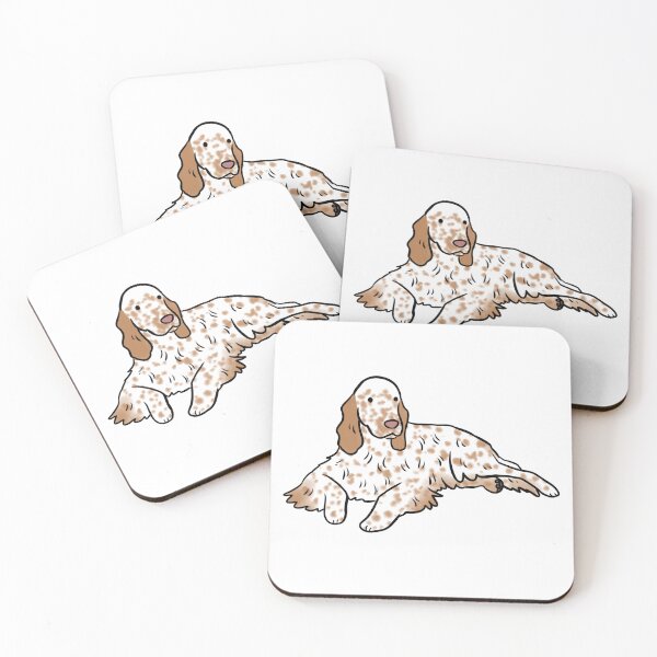 Item preview, English setter cute illustration designed and sold by Yarafantasyart.
