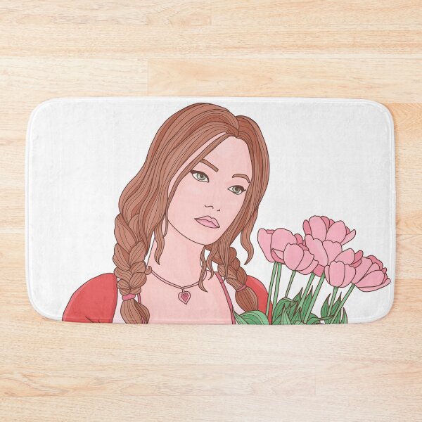 Item preview, Girl with a tulip bouquet designed and sold by LenaAmsonia.