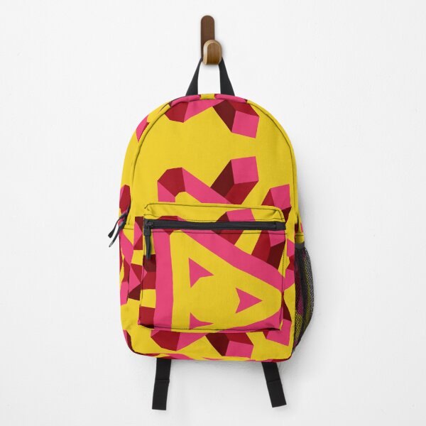 Item preview, modern pink and yellow abstract geometry seamless pattern designed and sold by rasagamastore.