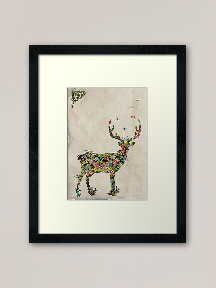 Alternate view of My Dear Deer Framed Art Print