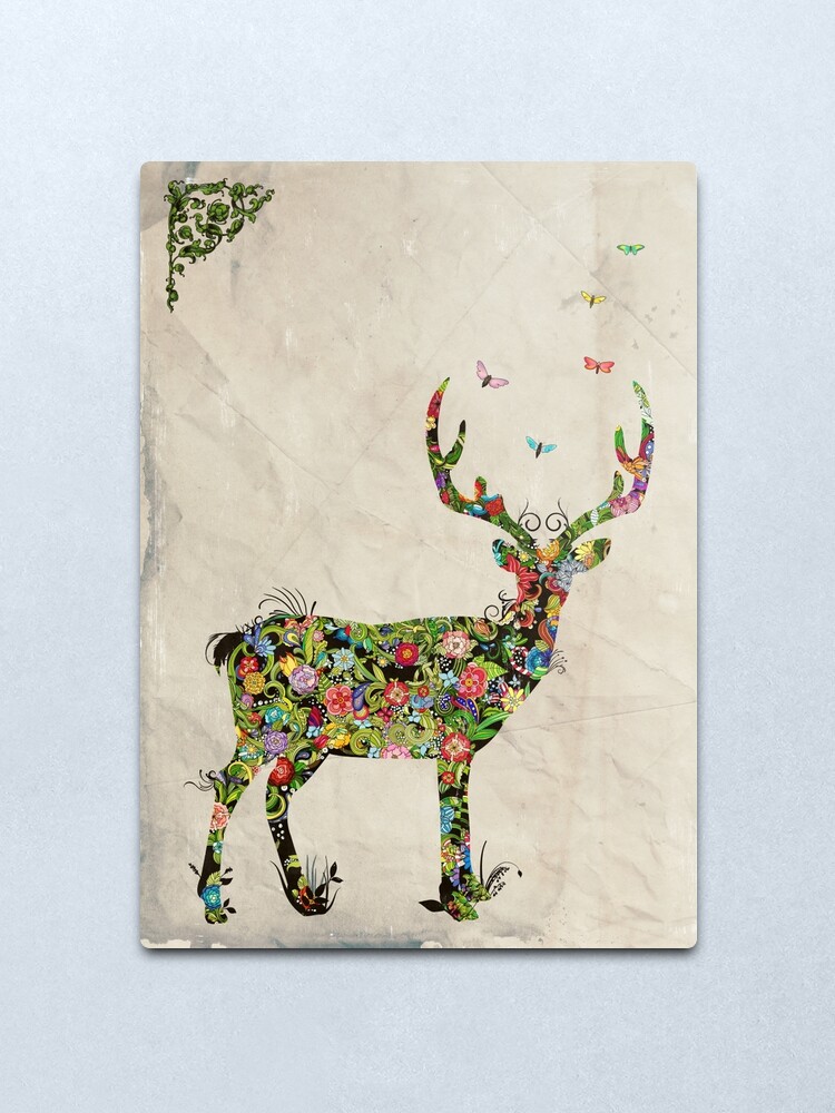 Alternate view of My Dear Deer Metal Print