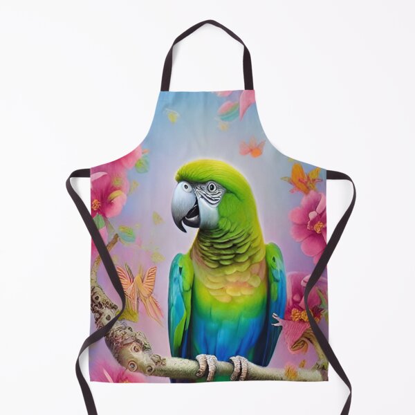 Item preview, Cheeky Blue Green Parrot designed and sold by DreamingAwake1.
