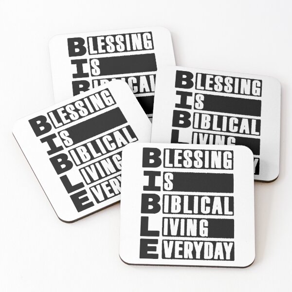 Item preview, BIBLE - Blessing Is Biblical Living Everyday designed and sold by plushism.