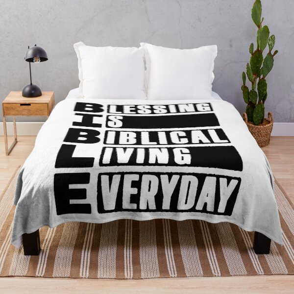 Item preview, BIBLE - Blessing Is Biblical Living Everyday designed and sold by plushism.