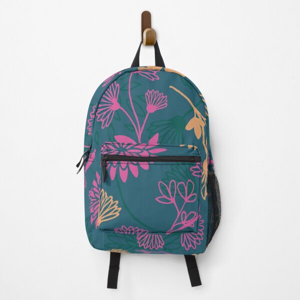 Item preview, Simple Marigold Silhouettes. Vibrant Colours in Floral Surface Pattern. designed and sold by LotusBlanc.