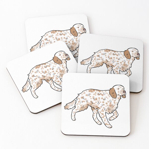 Item preview, English setter cute illustration designed and sold by Yarafantasyart.