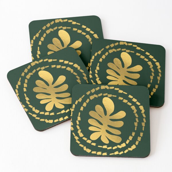 Item preview, hoja dorada designed and sold by glossythreads.