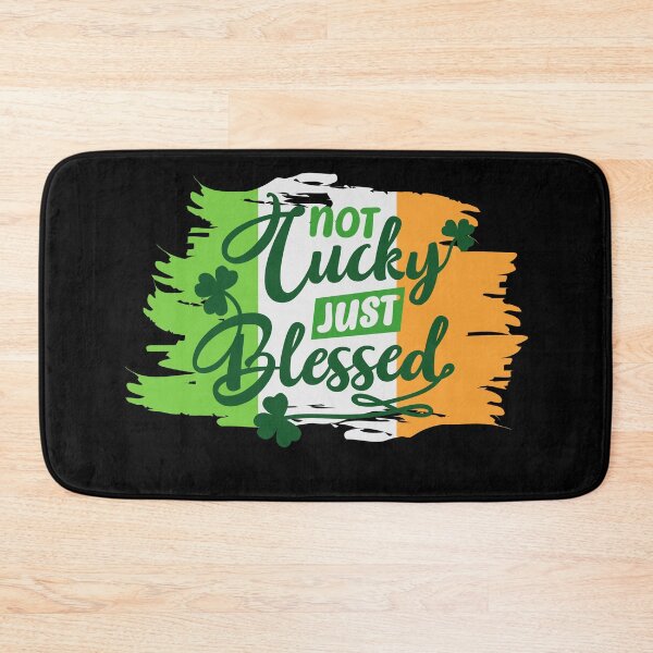 Item preview, Not Lucky Just Blessed - Love Ireland | St Patrick's Day Irish Flag & Shamrocks designed and sold by Ceramic Scripture.