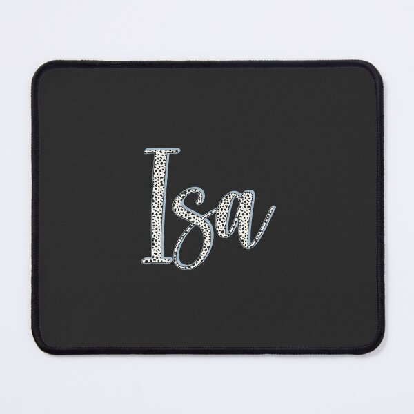 Item preview, Isa name, Dalmatian pattern Isa first name designed and sold by Danylo Mikhnievych.