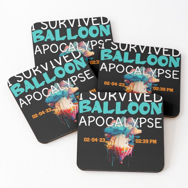 Item preview, I Survived Balloon Apocalypse Funny Chinese Spy Surveillance designed and sold by NeboulaHamra.