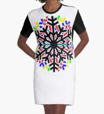 Winterolympiade T-Shirt Kleid