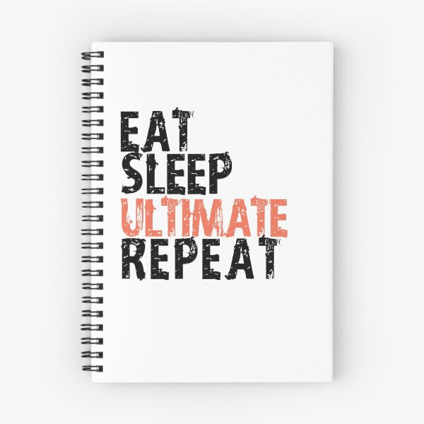 Item preview, Eat sleep Ultimate Repeat  | Hardcore Frisbee  designed and sold by TeeTimeGuys.