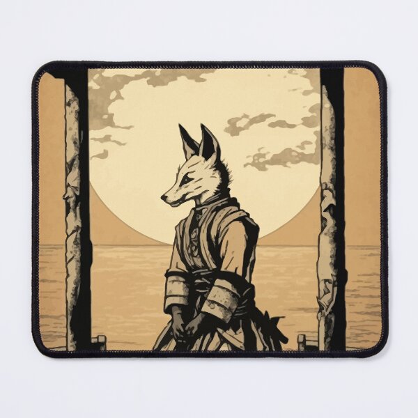 Item preview, Japanese Werewolf shaolin warrior designed and sold by Visual-wallart.