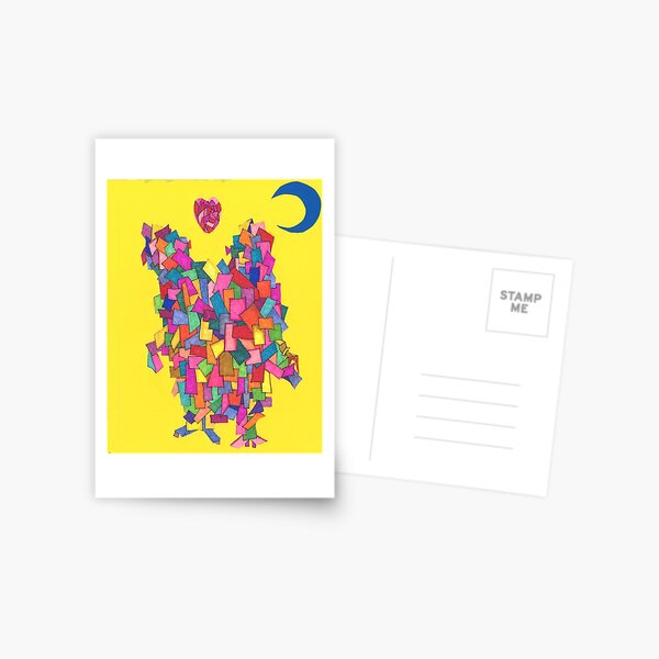 Peaked Heart Postcard