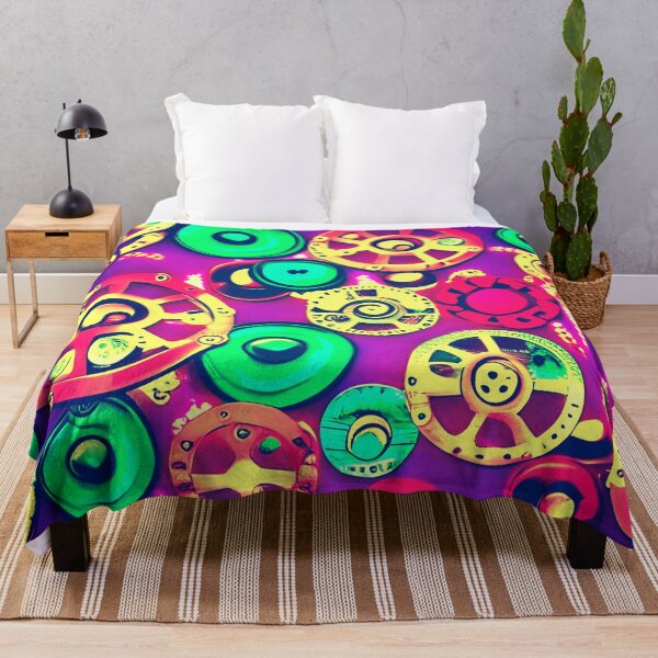 Item preview, Wheels and Buttons - Purple, Green designed and sold by asurtiumgreen.