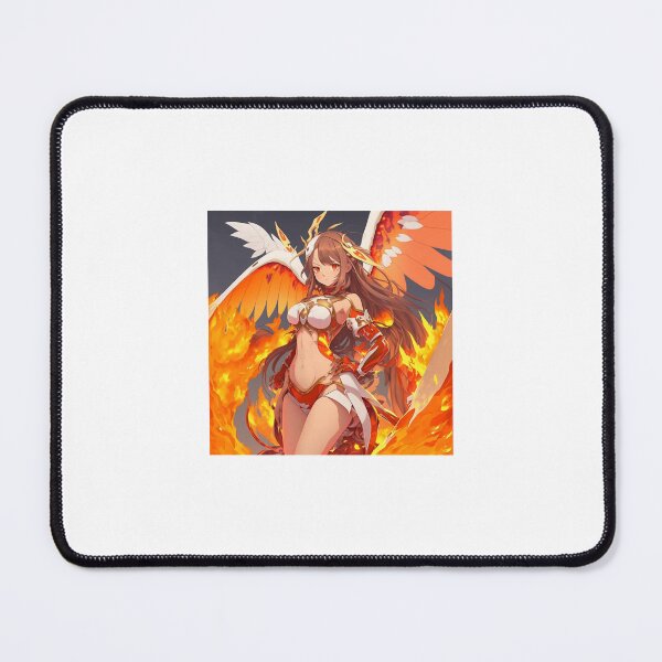 Item preview, Red eye angel healer woman anime character designed and sold by Dark Fantasy Store.