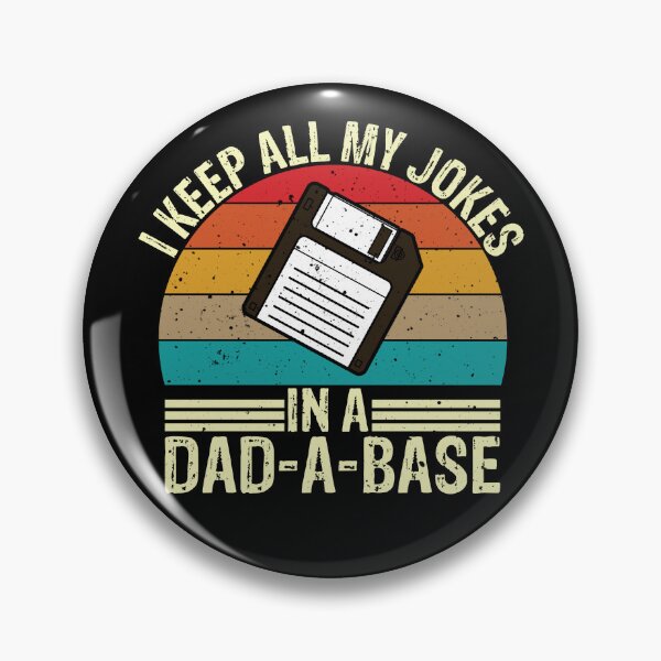 Artikelvorschau, I Keep All My Dad Jokes In A Dad-A-Base Retro Dad Jokes Gear entworfen und verkauft von DynamicDesign.