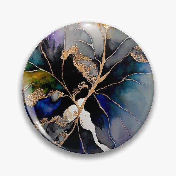 Item preview, Hydrangea Scent - Abstract Alcohol Ink Resin Art designed and sold by inkvestor.
