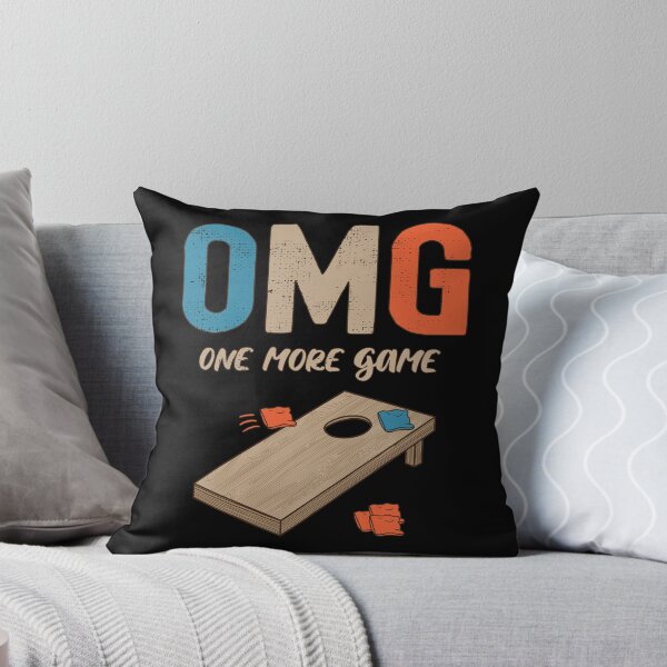 Item preview, OMG One More Game Toss Like a Boss Cornhole Champion  I Suck at Cornhole Funny Apparel designed and sold by grinta2021.