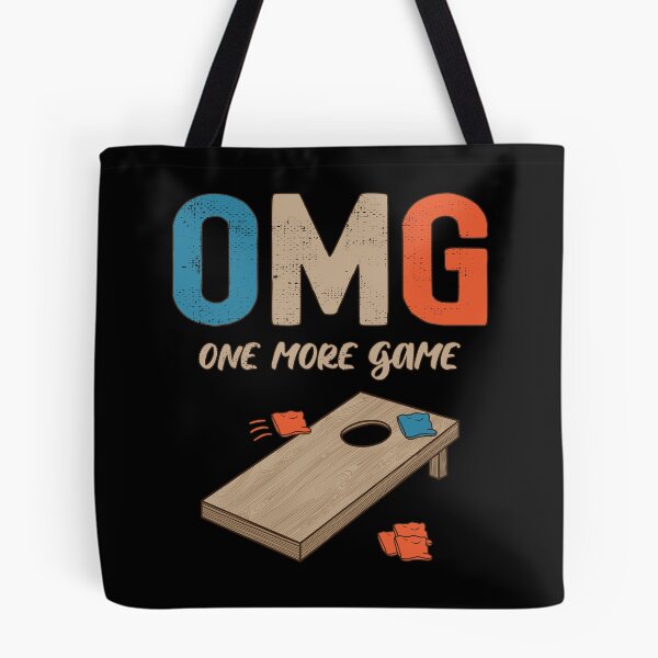 Item preview, OMG One More Game Toss Like a Boss Cornhole Champion  I Suck at Cornhole Funny Apparel designed and sold by grinta2021.