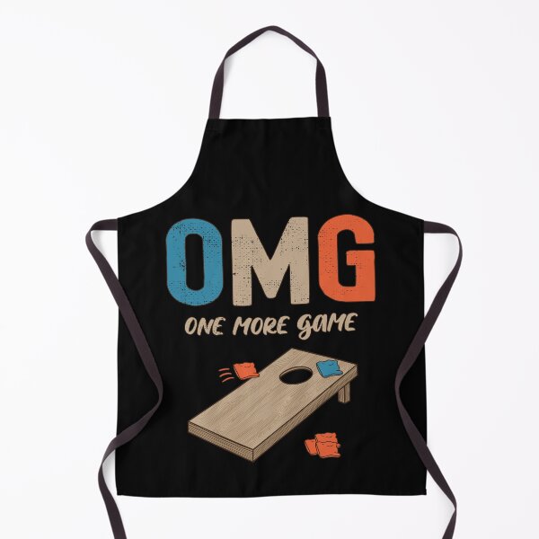 Item preview, OMG One More Game Toss Like a Boss Cornhole Champion  I Suck at Cornhole Funny Apparel designed and sold by grinta2021.