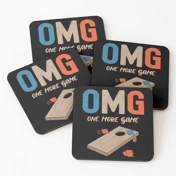 Item preview, OMG One More Game Toss Like a Boss Cornhole Champion  I Suck at Cornhole Funny Apparel designed and sold by grinta2021.