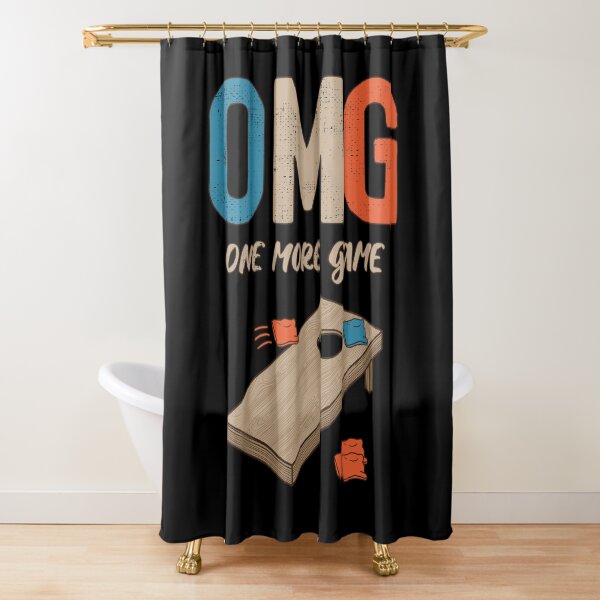 Item preview, OMG One More Game Toss Like a Boss Cornhole Champion  I Suck at Cornhole Funny Apparel designed and sold by grinta2021.