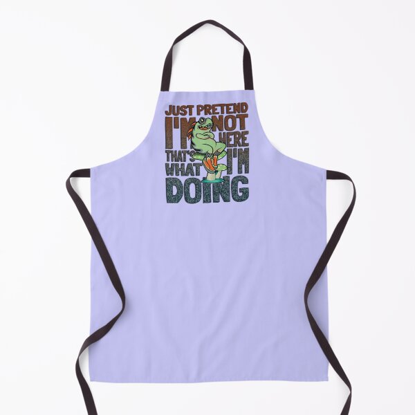 Item preview, Just Pretend I'm Not Here That's What I'm Doing Lizard Mushroom Retro Style Quote designed and sold by CRHPOD20.