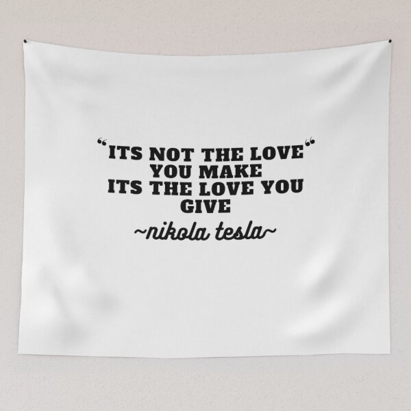 Item preview, quote by nikola tesla designed and sold by Designspr0.