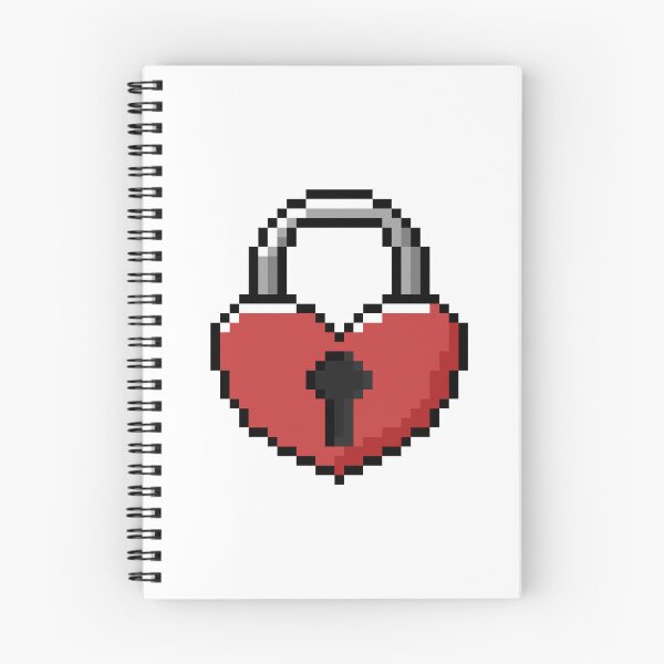 Item preview, Pixel Padlock For Couples designed and sold by Pixelification.
